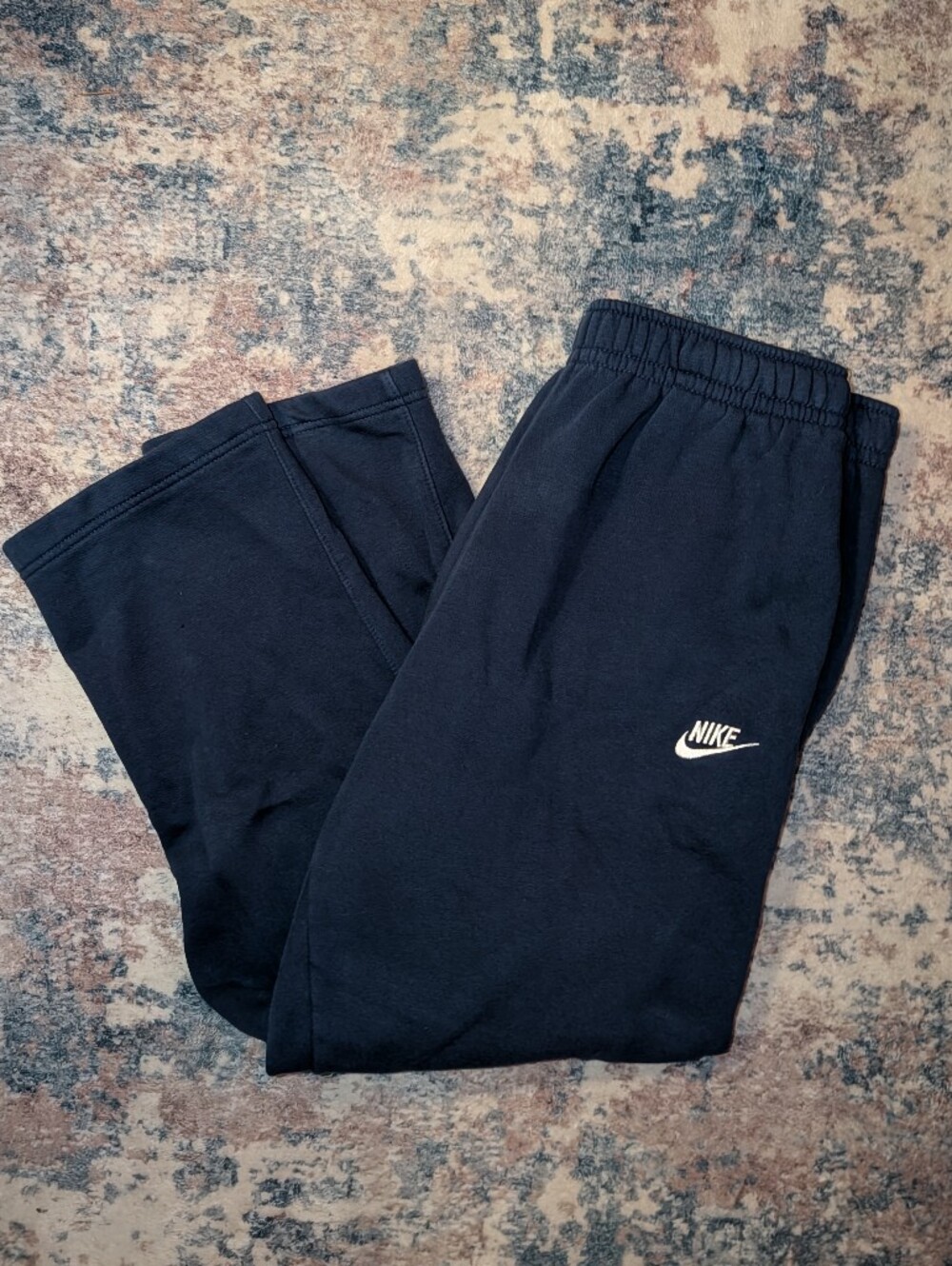 Mens Nike Blue Fleece Joggers